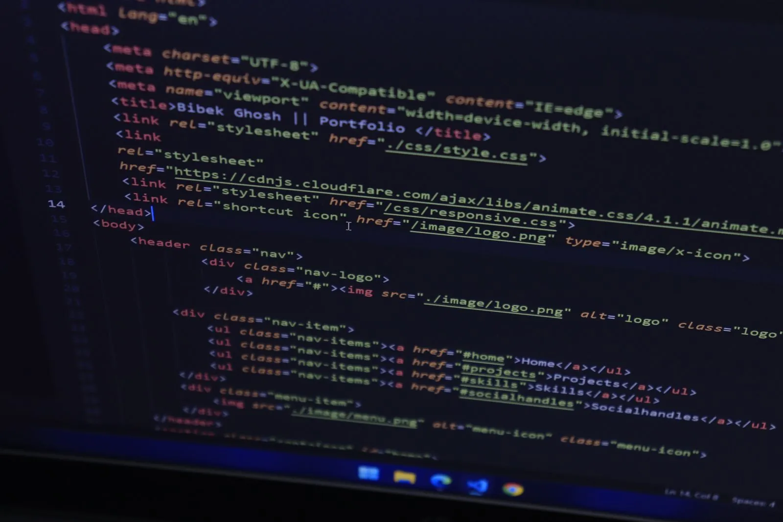 HTML code on a screen — the URL patterns behind ATS boards are predictable enough to search